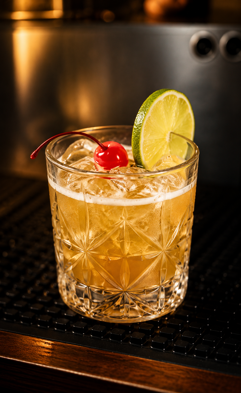 Amber cocktail με κεράσι στο Destijl